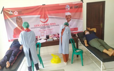 BUDAYAKAN RASA KEPEDULIAN SOSIAL  MELALUI DONOR DARAH